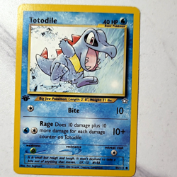 The Pokemon Company 1st Edition Totodile Neo Genesis #80/111 Regular English - Image 1