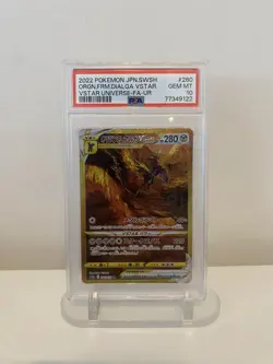 ORIGIN FORME DIALGA VSTAR 260/172 PSA 10 POKEMON JAPANESE VSTAR - Image 1