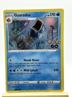 Gyarados Holo Rare Pokemon GO 022/078 LP - Image 1