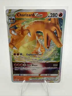 Pokemon TCG Charizard VSTAR SWSH: Crown Zenith Ultra Rare 019/159 Holo - Image 1