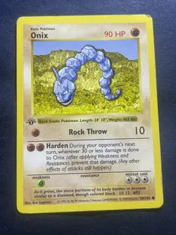 Wizards of the Coast Onix 56/102 Base Set 1st Edition Shadowless (EN) 1999 - Image 1