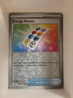 Energy Sticker 159/165 Uncommon 151 Pokemon Reverse Holo Near Mint - Image 1