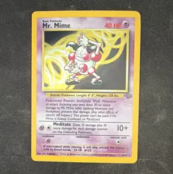 Pokemon Jungle Mr. Mime Holo 6/64 - Image 1