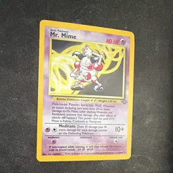 Pokemon Jungle Mr. Mime Holo 6/64 - Image 2