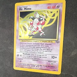 Pokemon Jungle Mr. Mime Holo 6/64 - Image 3
