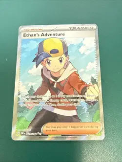 Pokemon Ethan's Adventure Supporter 221/182 Destined Rivals Ultra Rare Holo - Image 1