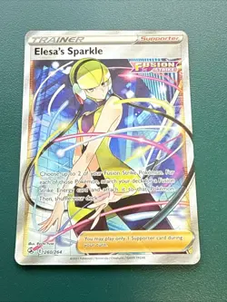 Elesa's Sparkle (Full Art) 260/264 Swsh08: Fusion Strike Holo Pokemon - Image 1