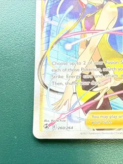 Elesa's Sparkle (Full Art) 260/264 Swsh08: Fusion Strike Holo Pokemon - Image 2