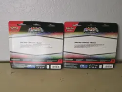 Pokemon Prismatic Evolutions 2-Pack Blister w/ 2025 Eevee Promo Card (LOT OF 2) - Image 2