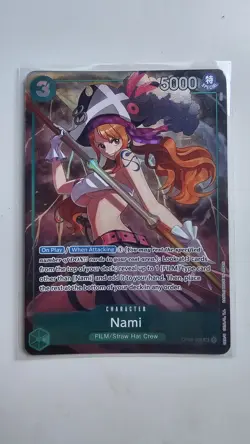 Nami OP02-036 ALTERNATE ART PRB01 One Piece Card TCG English NM/M - Image 1