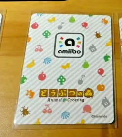 ANIMAL CROSSING JAPANESE CARD NINTENDO WELCOME AMIIBO CARTE No.295 Antonio MINT - Image 2