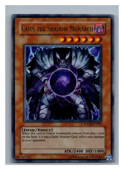 Caius the Shadow Monarch SDDE-EN001 The Dark Emperor Unlimited - Image 1