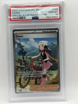 PSA 10 Dawn Me02: Phantasmal Flames Special Illustration Rare Holo EN 129/094 - Image 1