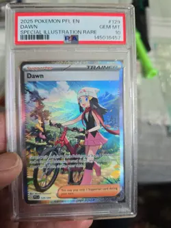 Pokemon Dawn 129/094 ME02: Phantasmal Flames Special Illustration Rare PSA 10 - Image 1