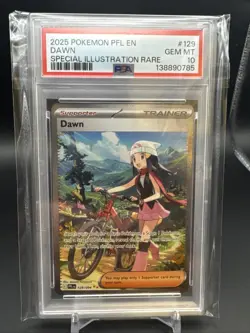 Pokemon Dawn 129/094 ME02: Phantasmal Flames Special Illustration Rare PSA 10 - Image 1