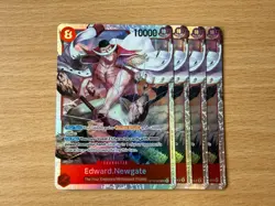 4 X Edward.Newgate (OP16-003 SR) One Piece ENGLISH - Image 1