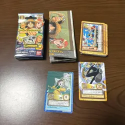 One Piece Carddass Hyper Battle Grand Box 3 BANDAI 2000 Opened Vintage Japan - Image 2
