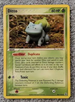Pokemon Ditto Bulbasaur Figure 36/113 Regular Delta Species - Image 1