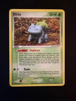 Ditto Bulbasaur Delta Species 36/113 Regular 2005 Pokemon TCG - Image 1