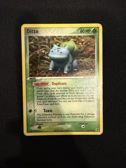 Pokemon Ditto (Bulbasaur) 36/113 EX Delta Species MP - Image 1