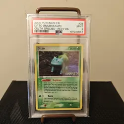Pokemon TCG Ditto EX Delta Species 36/113 Reverse Holo PSA 9 Bulbasaur - Image 1