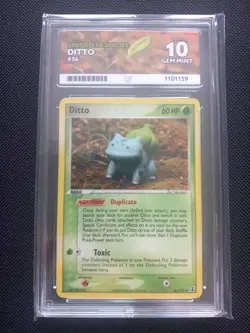 Ace 10 Ditto (Bulbasaur) 36/113, EX Delta Species, Pokemon TCG - Image 1