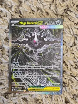 Mega Darkrai EX SIR Holo Pokemon TCG Card 116/084 English Pitch Black - Image 1