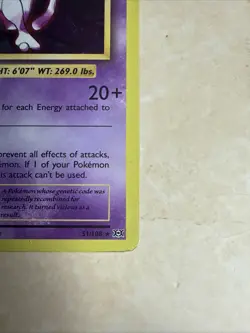 Pokemon Mewtwo TCG Card Evolutions Cracked Ice Holo, 51/108 - Image 5