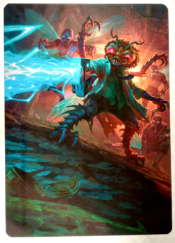 MTG - Baxter, Exzzperimental Zzientist Art Card (51) - Art Series - TMT TMNT - Image 1