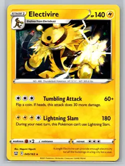 Electivire #045/163 SWSH05: Battle Styles Rare - Pokemon Cards E44 - Image 1