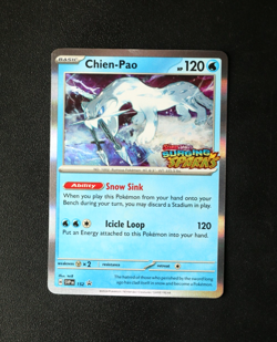 Pokemon Card TCG - Chien-Pao SVP152 - Surging Sparks - Black Star Promo - NM ⭐ - Image 1