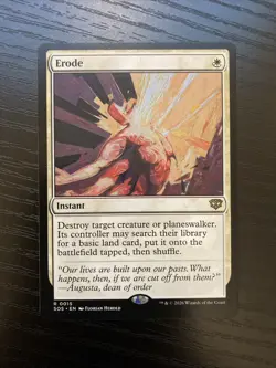 Erode 0015 Secrets of Strixhaven Rare Magic The Gathering English NM - Image 1