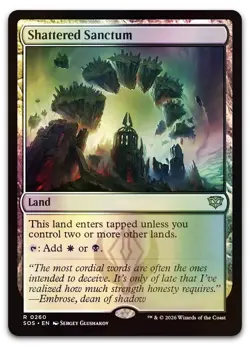 Shattered Sanctum #260 (Foil) (NM) Secrets of Strixhaven SOS Magic MTG - Image 1