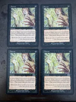 MTG 4x Duress Urza’s Saga Old Frame Playset Premodern Legacy - Image 1