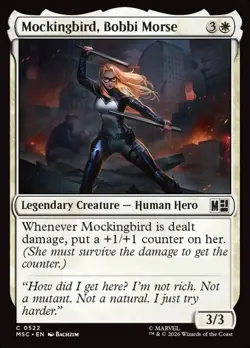 Mockingbird, Bobbi Morse Marvel Super Heroes Commander #522 Magic TCG - Image 1