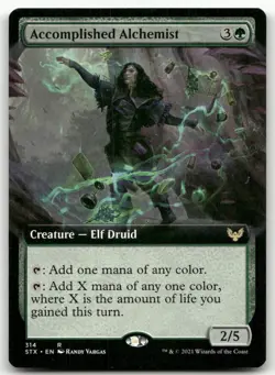 Accomplished Alchemist (Extended Art) #314 (NM) Strixhaven STX Magic MTG - Image 1