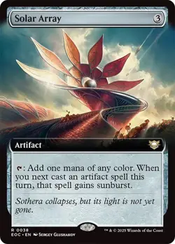 MTG - Solar Array - Extended Art - Edge of Eternities - Magic the Gathering - Image 1