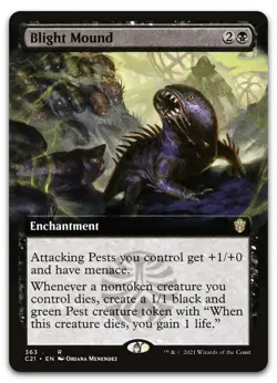 Blight Mound (Extended Art) #363 (NM) Commander 2021 C21 Magic MTG - Image 1