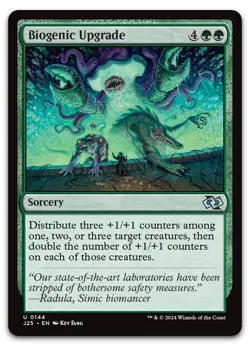 Biogenic Upgrade #144 (NM) Foundations Jumpstart J25 Magic MTG - Image 1