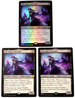 3x Zul Ashur, Lich Lord - Foundations (FDN) - (1 Foil/2 Regular) -EN - R 0077 - Image 1