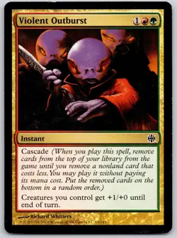 Violent Outburst 63 Common Alara Reborn Magic: The Gathering Lightly Played - Image 1