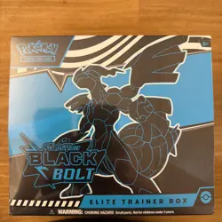 Pokemon TCG Black Bolt Elite Trainer Box ETB NEW & SEALED Scarlet & Violet - Image 1