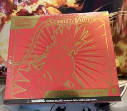 Pokemon TCG Scarlet And Violet Base Set Elite Trainer Box Koraidon ETB 9 Packs - Image 1