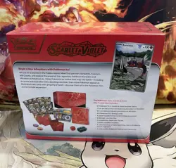Pokemon TCG Scarlet And Violet Base Set Elite Trainer Box Koraidon ETB 9 Packs - Image 3