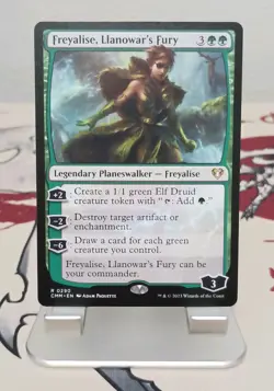Freyalise, Llanowar's Fury Commander Masters Regular #290 MTG Near Mint Rare - Image 1