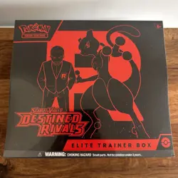Pokemon TCG Scarlet & Violet Destined Rivals Elite Trainer Box Promo Mewtwo - Image 1