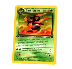 Team Rocket First Edition Dark Gloom Vintage Pokemon Card NM Condition - Image 1