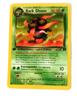 Team Rocket First Edition Dark Gloom Vintage Pokemon Card NM Condition - Image 3