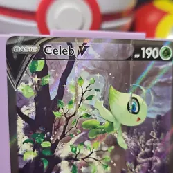 Pokemon TCG Celebi V Fusion Strike Full Art Holo English 245/264 Factory Damaged - Image 3