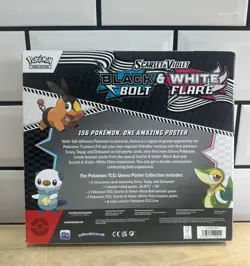 Pokemon TCG Scarlet & Violet Black Bolt White Flare Poster Collection - Sealed - Image 4